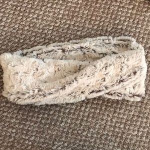 Faux Fur Winter Headband -Vintage